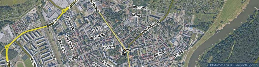 Zdjęcie satelitarne Żeromskiego Stefana ul.